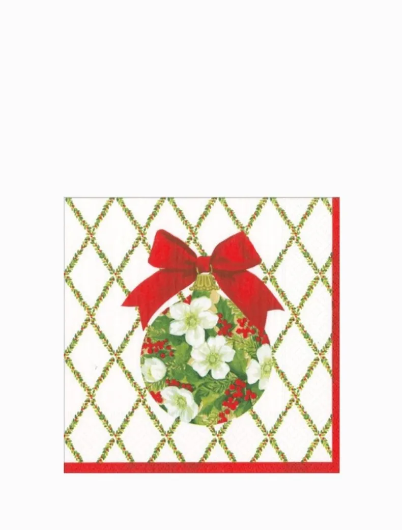Ornament Trellis Cocktail Napkins 20pk