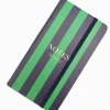 Paige Journal Navy Green Stripe