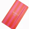 Paige Journal Pink Red Stripe