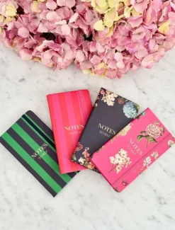 Paige Journal Pink Red Stripe