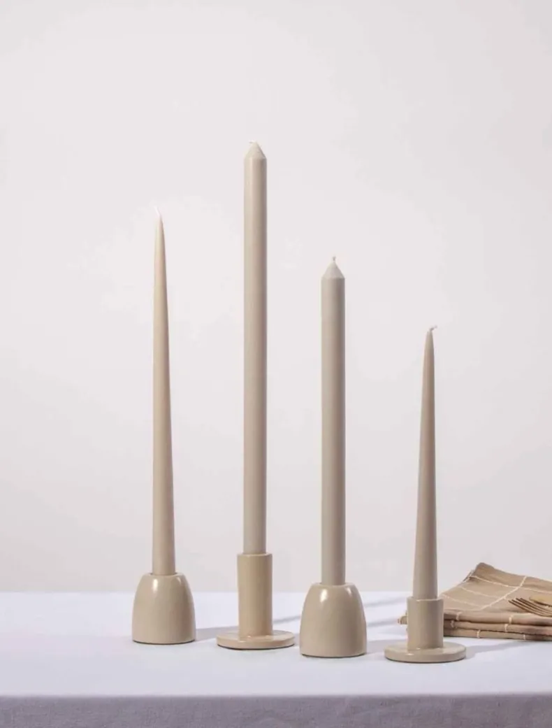 Pale Eucalypt 30cm Dinner Candle (Pack of 4)