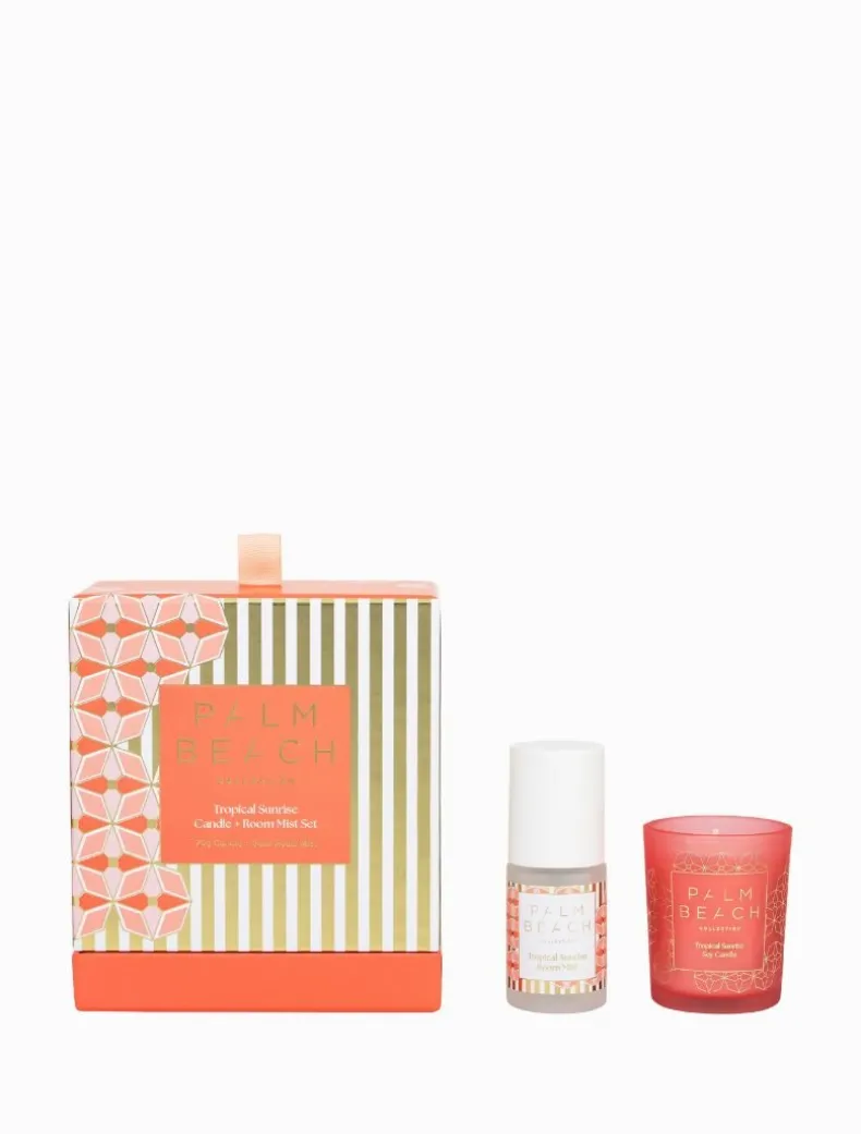 Palm Beach Candle and Room Mist Set Tropical Sunrise - FINAL SALE
