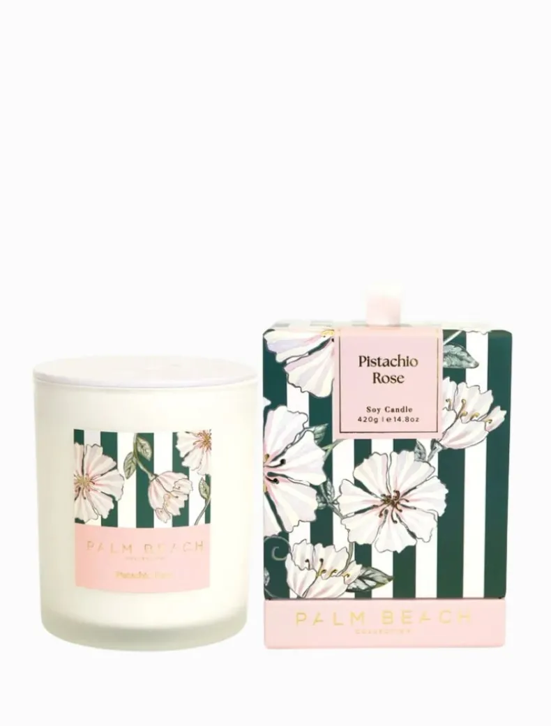 Palm Beach Candle Pistachio Rose 420G