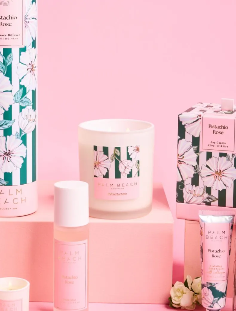 Palm Beach Candle Pistachio Rose 420G