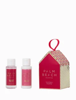 Palm Beach Gingerbread House Travel Duo Neon Cherry - FINAL SALE