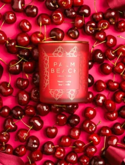 Palm Beach Neon Cherry Candle 420G - FINAL SALE