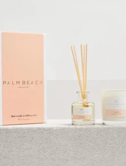 Palm Beach Watermelon Mini Candle And Diffuser Gift Set