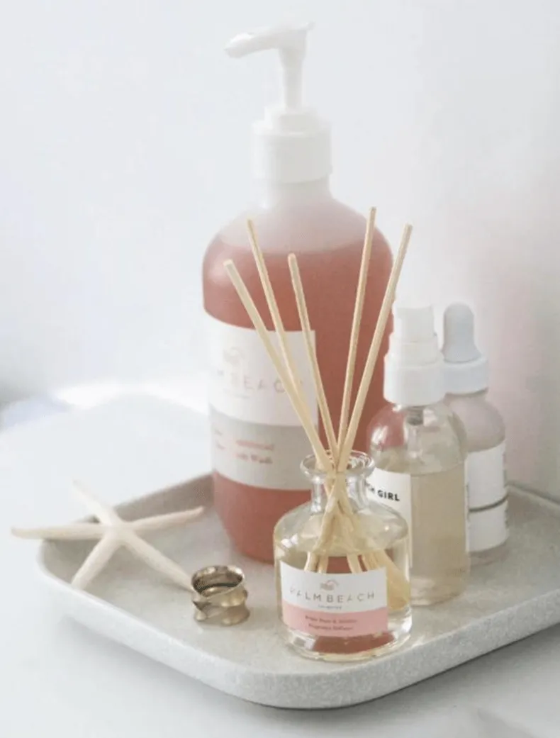 Palm Beach White Rose And Jasmine Mini Diffuser 50ml