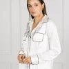 Pamela Satin Top Ivory - FINAL SALE