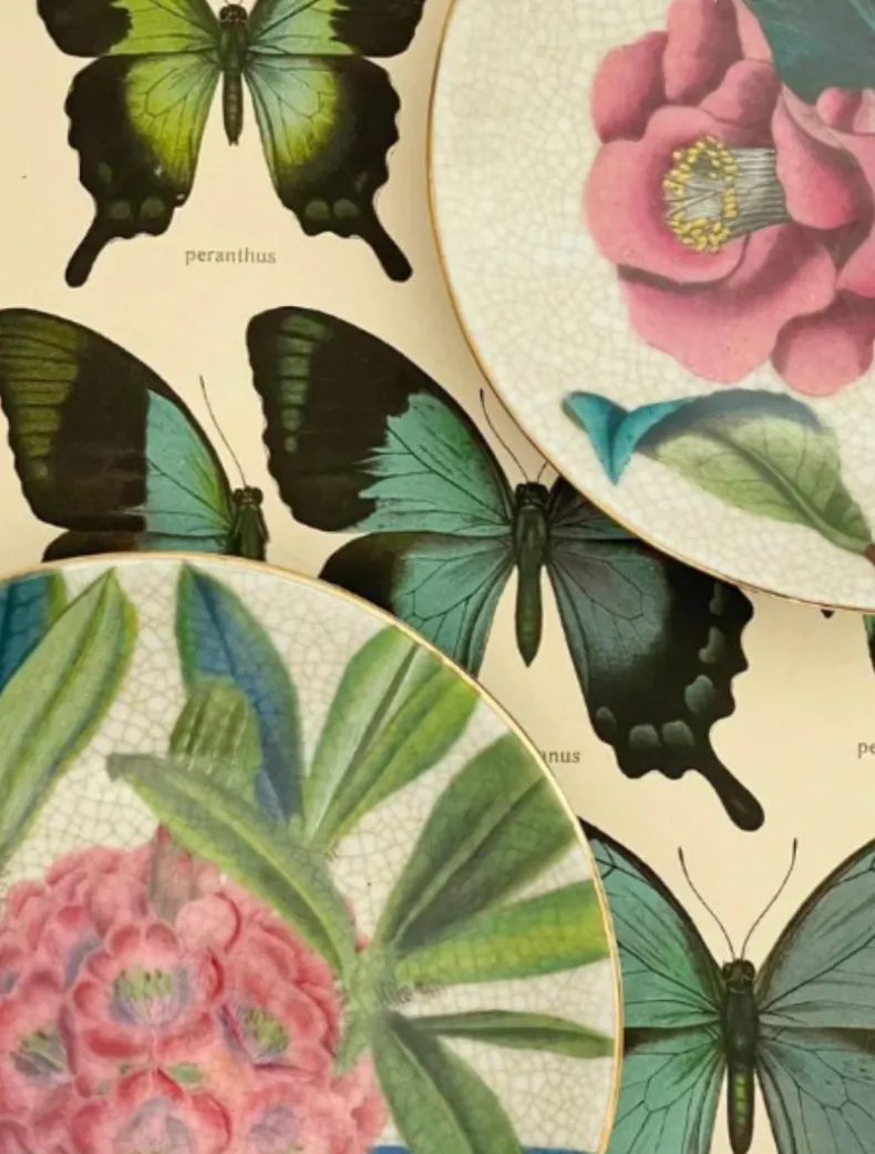 Paradiso Wall Plate Camellia Bone