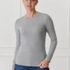 Paris Long Sleeve Classic Tee Grey