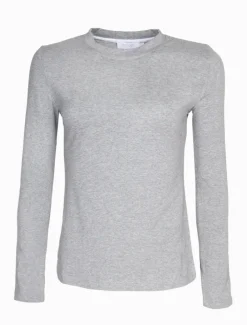 Paris Long Sleeve Classic Tee Grey
