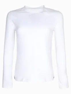 Paris Long Sleeve Classic Tee White