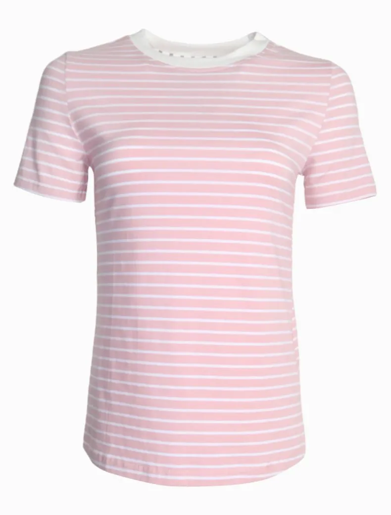 Paris Striped Tee Pink - FINAL SALE
