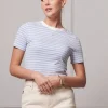 Paris Striped Tee Sky - FINAL SALE