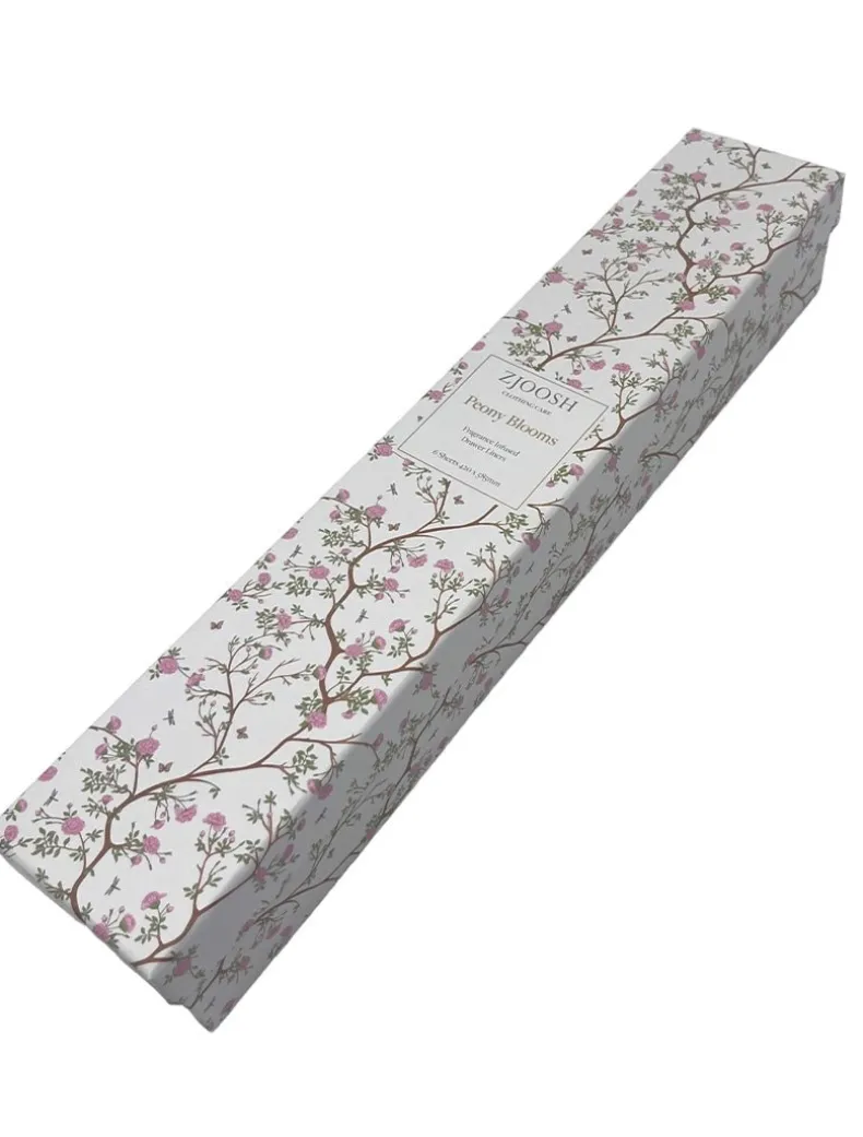 Peony Blooms Drawer Liners