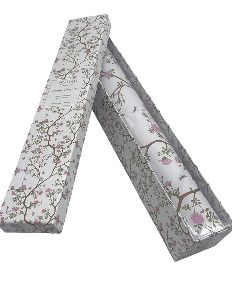 Peony Blooms Drawer Liners