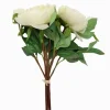 Peony Bouquet 32cm Ivory