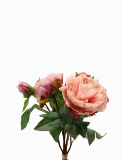Peony Bouquet 32cm Pink