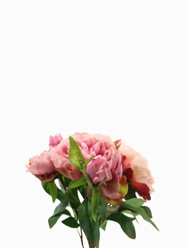 Peony Bouquet 32cm Pink