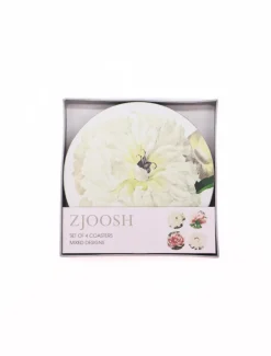 Peony Coasters (Set of 4)