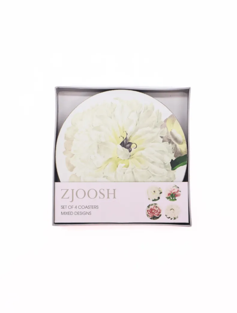 Peony Coasters (Set of 4)