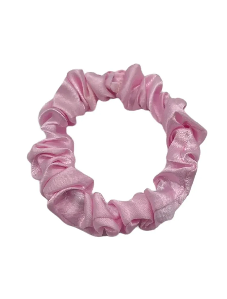 Pink Mini Scrunchie Set of 4