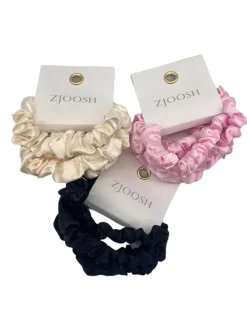 Pink Mini Scrunchie Set of 4