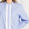 Pippa Striped Blouse Blue - FINAL SALE