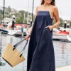 Polly Dress Navy - FINAL SALE