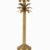 Raffles Palm Candle Stick Gold Medium