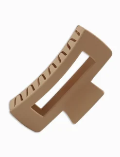 Rectangle Claw Clip Mocha