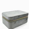 Rectangle Jewellery Case Silver