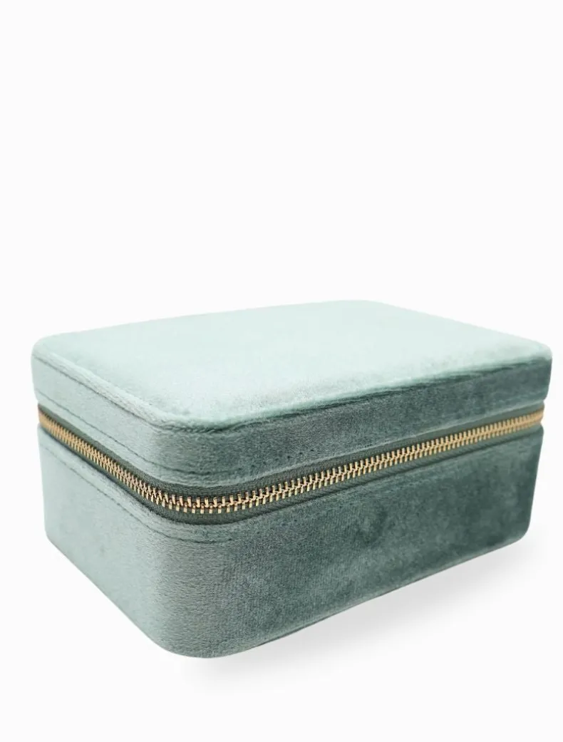 Rectangle Jewellery Case Sage
