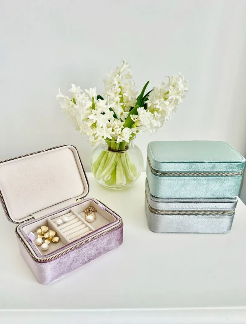 Rectangle Jewellery Case Lilac