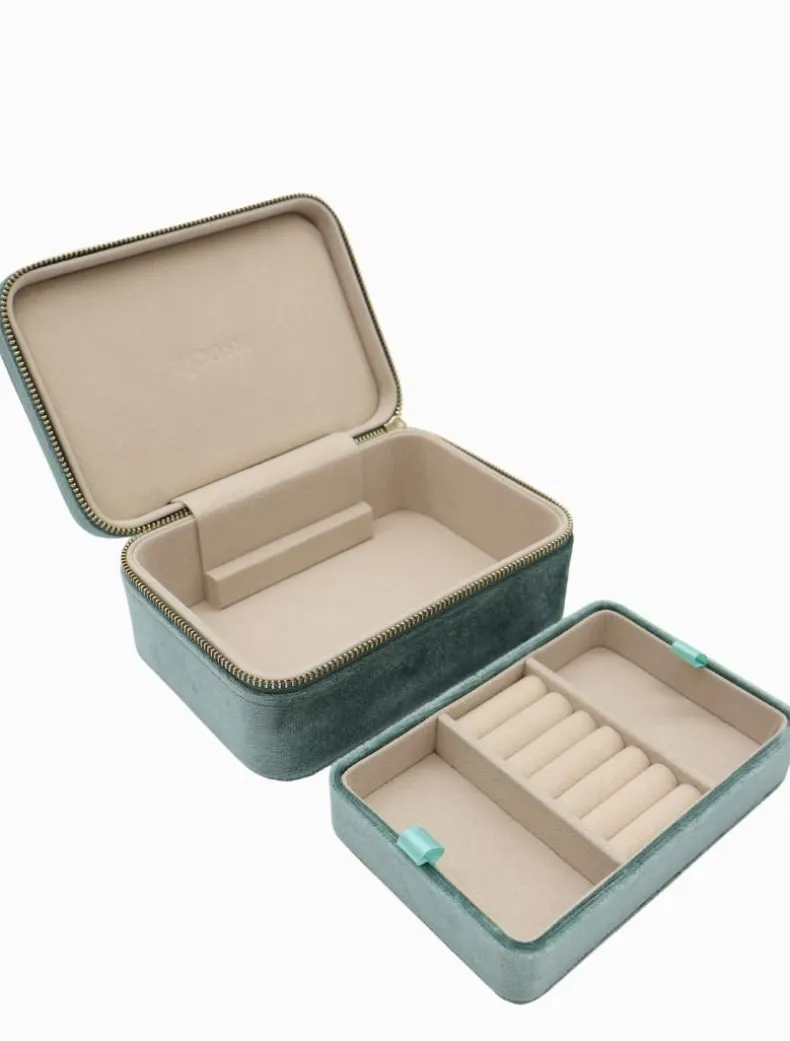 Rectangle Jewellery Case Sage