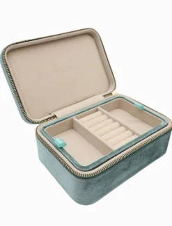 Rectangle Jewellery Case Sage