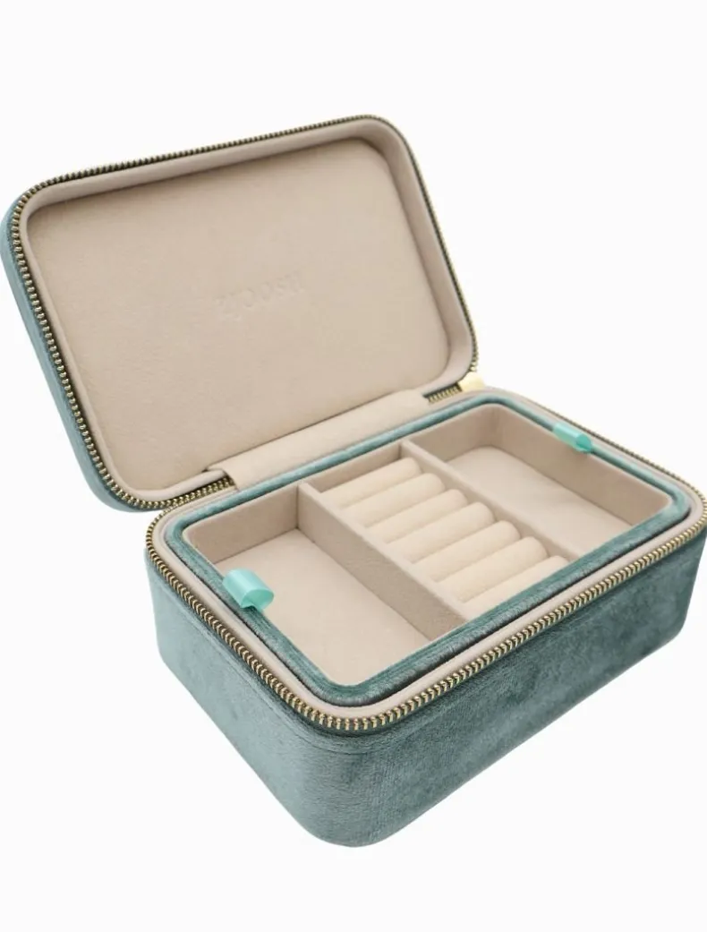 Rectangle Jewellery Case Sage