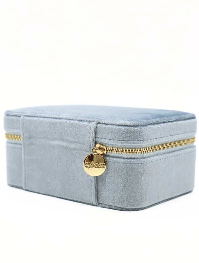 Rectangle Jewellery Case Blue
