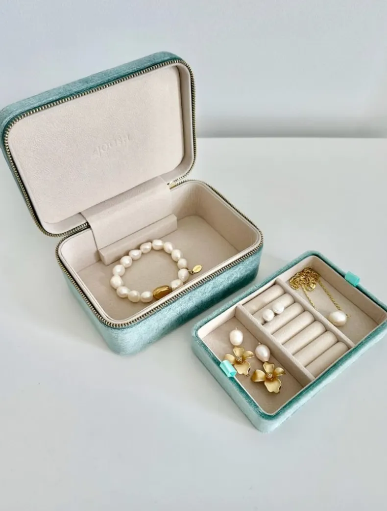 Rectangle Jewellery Case Sage