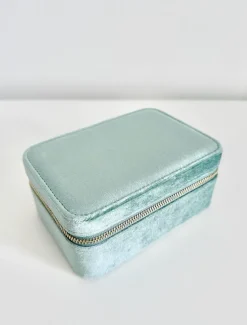 Rectangle Jewellery Case Sage