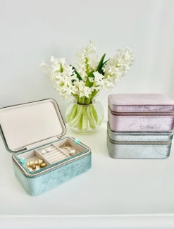 Rectangle Jewellery Case Sage