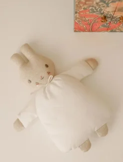 Riley Bunny Rattle Ivory