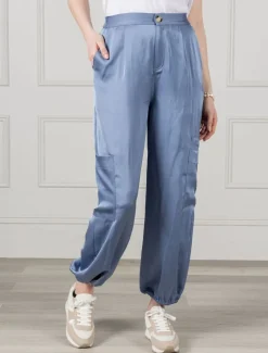 Samantha Cargo Pant Duck Egg Blue - FINAL SALE