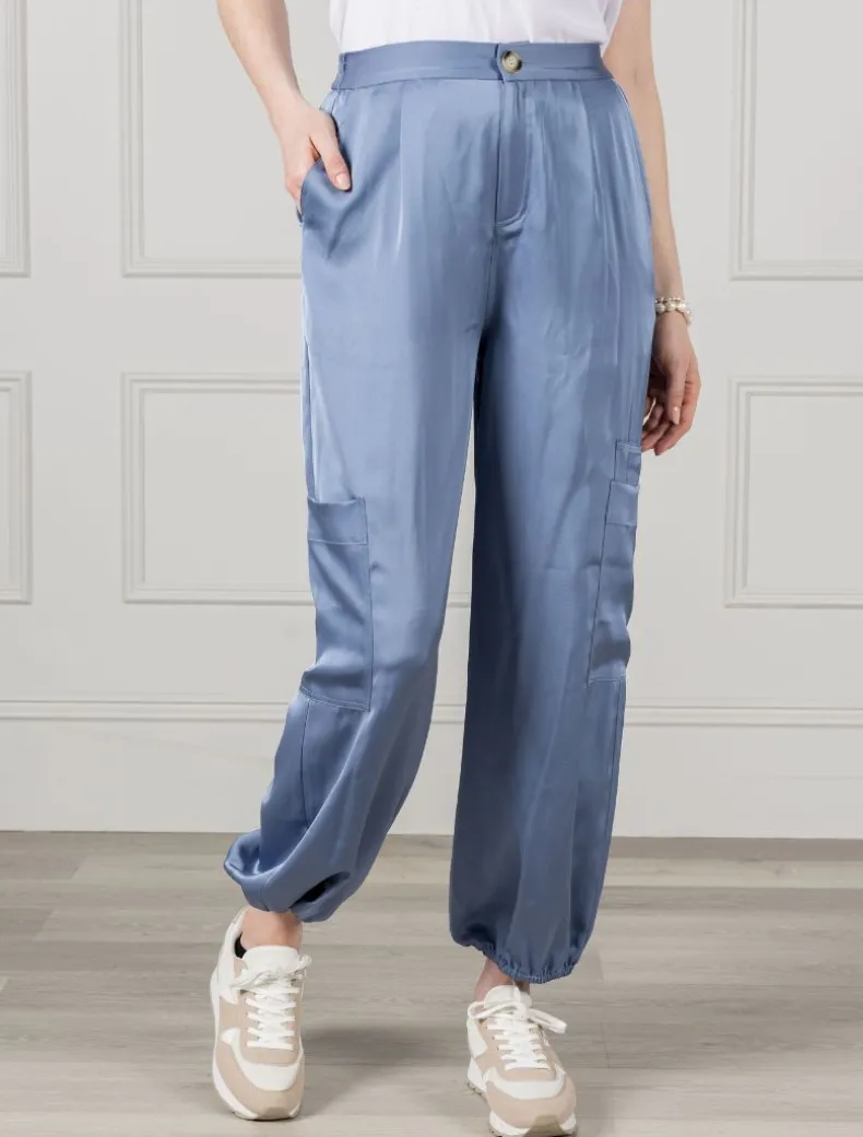 Samantha Cargo Pant Duck Egg Blue - FINAL SALE