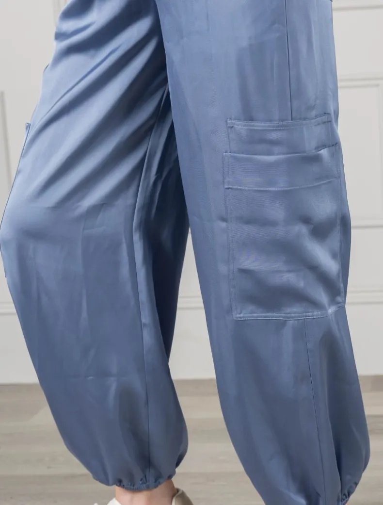 Samantha Cargo Pant Duck Egg Blue - FINAL SALE
