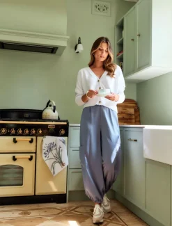 Samantha Cargo Pant Duck Egg Blue - FINAL SALE
