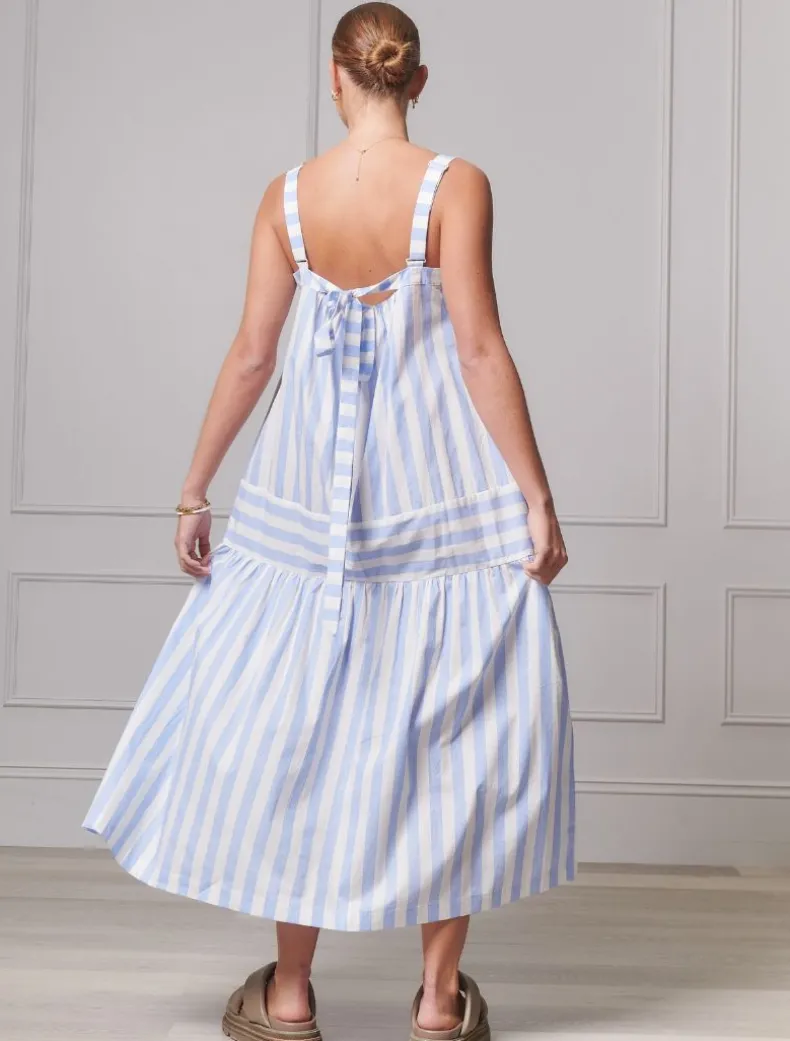 Sarah Striped Sundress Blue - FINAL SALE