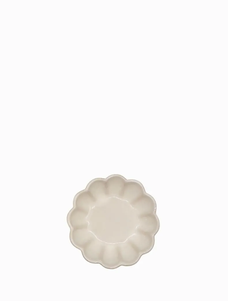 Scallop Bowl White Small