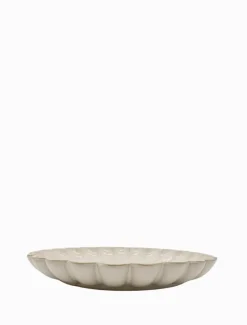 Scallop Platter White Medium